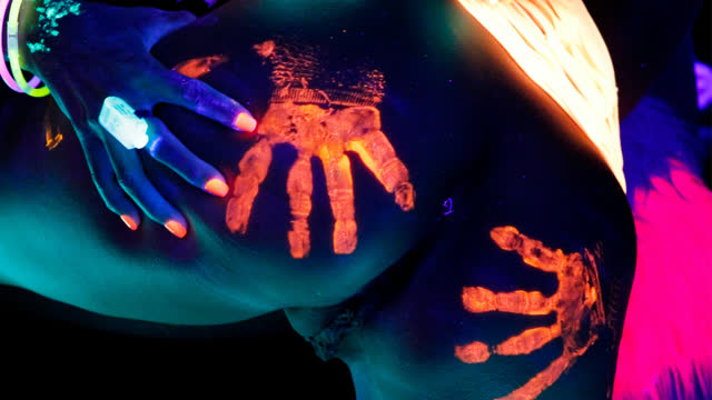 Thumbnail of Black Light Rainy Night with Abigal Mac & Ava Addams