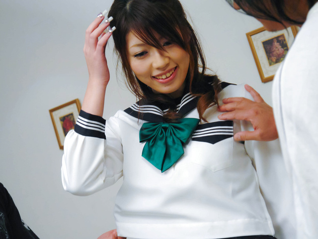 Thumbnail of Double trouble for Japanese bimbo Arisa Aoyama