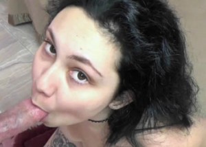 Thumbnail of Teen Lenna is sucking Logan's dick